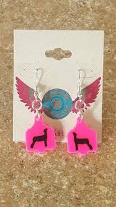Livestock Ear Tag Earrings Gift Stock Show Steer Goat Etsy In 2020 Ear Tag Showing Livestock Livestock