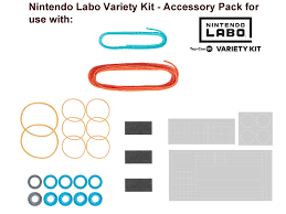 Nintendo Labo Variety Kit Accessory Pack Accessories Packing Nintendo Sticker Sheets