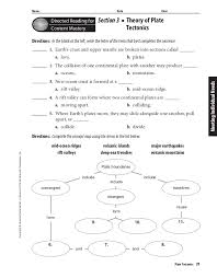 Tectonic plate practice worksheet answer key / worksheet: Ch 7 Glencoe Worksheets
