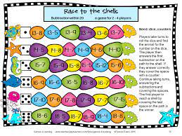 Math board games for kids printable. Ocean Animals Subtraction Games For Fact Fluency Printable Math Board Games Math Board Games Subtraction Subtraction Games