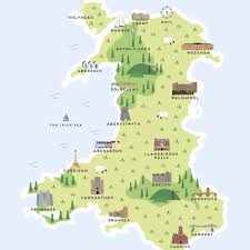 Welcome to google maps wales locations list, welcome to the place where google maps sightseeing make sense! Wales Map Pepper Pot Studios