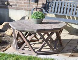 How To Build A Diy Octagon Patio Or Coffee Table Coffee Table Outdoor Coffee Tables Diy Outdoor Table