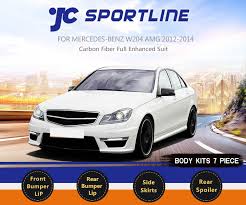 For Mercedes Benzercedes Benz W204 Amg 2012 2014 Carbon Fiber Body Kit Body Kit Vw Parts Benz