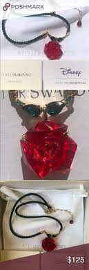 Swarovski Beauty And The Beast Crystal Rose Crystal Rose Beauty And The Beast Swarovski Jewelry Necklace