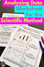 Analyzing Data Worksheet Scientific Method Graphing Middle School Science Scientificmethod Mid Scientific Method Middle School Science Graphing Worksheets