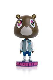 Kanye West Graduation Bear Bobblehead Yeezy College Dropout Etsy Kanye West Graduation Bear Kanye West Graduation Graduation Bear