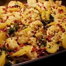 Dann das hackfleisch mit der klein gehackten zwiebel, muskat, pfefer, salz und 1 ei vermischen und abschmecken. Blumenkohl Uberbacken Mit Hackfleisch Und Kase Rezept Frag Mutti