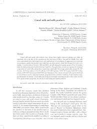 The biggest advantage of powdered. Pdf Camel Milk And Milk Products