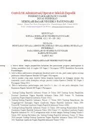 Berhubungan di awal bulan maret 2018 kemaren batas akhir pengumpulan pengajuan proposal dana bop 2018, oleh karena itu untuk membantu para b. Format Sk Operator Sekolah Paud