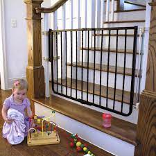 Cardinal Gates Wrought Iron Stairway Angle Baby Gate 27 42 5 Walmart Com