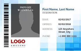 Id Badge Template 4 Id Card Template Badge Template Card Template
