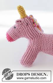 Unicorn crochet pattern patterns heart enchanting michele wilcox yarns thewhoot collection crochetpatternbonanza. Rainbow The Unicorn Drops Children 37 18 Free Knitting Patterns By Drops Design