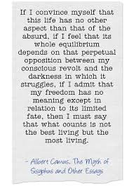 Welcome to the litcharts study guide on albert camus's the myth of sisyphus. A Quote Camus Quotes Wisdom Quotes Quotes