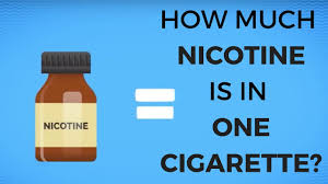How Much Nicotine Is In One Cigarette