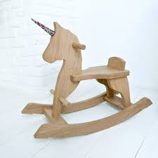 Original et pratique retrouvez notre sélection dans notre boutique. Rocking Horse Wooden Unicorn Wooden Toy Natural Solid Oak Delivery In France Included Cheval A Bascule En Bois Cheval A Bascule Cheval Bascule