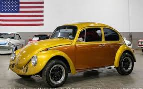 Image result for Yellow 1950 Beetle