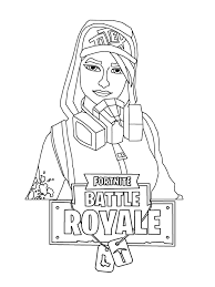 Free Printable Fortnite Female Characters Coloring Pages Kids
