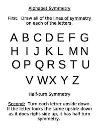 A, b, c, d, e, k, m, t, u, v, w, y. Alphabet Symmetry Worksheets Teaching Resources Tpt