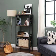 Style your room grand or simple with etagere bookcases at ballard designs. Vasagle Etageres A 4 Niveaux En Bois Style Industriel 56 X 34 X 1