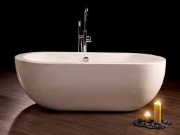 Handbrause mit 1,50 m langem. Freistehende Design Badewanne Bolton 169 Classic Stone