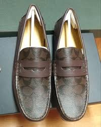 Coach Men S Leather Loafers 7 5d Mahogany Mott Penny Sig Driving Fashion Clothing Shoes Accessories Menss Mens Leather Loafers Loafers Men Leather Loafers