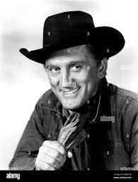 Un uomo senza una stella, Kirk Douglas, 1955 Foto stock