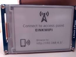 An Improved Wifi Connected E Ink Display Hackaday In 2020 E Ink Display Wifi Gadgets Wifi Connect