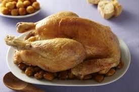 Recette De Chapon De Noel Traditionnel Aux Marrons Et Aux Pommes Dauphines Facile Et Rapide Recette Recette Chapon Chapon De Noel Pomme Dauphine