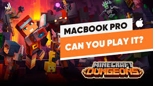 Minecraft Dungeons On Macbook Pro Wow Youtube