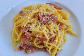 Les Veritables Pates A La Carbonara Delicimo Blog De Recettes De Cuisine Et Patisserie Recettes De Cuisine Pates Carbonara Recette Carbonara