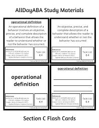 Aba Study Materials Section C Flash Cards Exam Prep Aba Flash Cards Study Materials Exam Prep Bcaba Exam