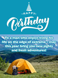 Free Happy Birthday Images For Guys Camping In The Mountains Happy Birthday Card For Him Birthday Greeting Cards By Davia Birthday Cards For Him Birthday Cards Happy Birthday Cards