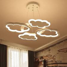 Nordic Modern Minimalist Cloud Chandelier Nursery Children S Room Lights Cartoon Creativity Led Cloud Chandelier Free Room Lights Chandelier Modern Minimalist