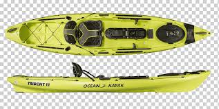 Its seat can be adjusted to three positions whether you'll be using it for fishing, recreation, or touring, this is a great ocean. Ocean Kayak Trident 11 Angler Kayak Fishing Angling Sit On Top Sea Trident Sports Equipment Outdoor Recreation Vehicle Png Klipartz