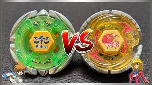 FLAME LIBRA T125ES vs EARTH VIRGO GB145BS - Metal Fight Beyblade Explosion  - YouTube