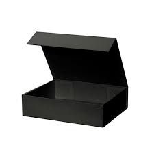 Choose from our extensive line of specialty gift boxes to find exactly what you need for the perfect presentation. Gourmet Gift Box Magnetic Flap Small Black 25x20x6 5cmh