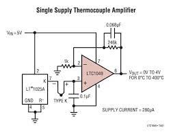 Simple Thermocouple Amplifier Circuit