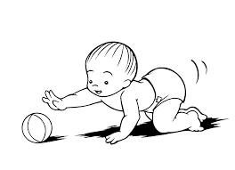 How many baby outline stock photos are there? Easy Baby Walking Drawing Novocom Top