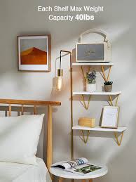 Living room furniture uk ikea shelves floating. Buy White Floating Shelves Elegant Vanity Triangle Golden Metal Brackets Hanging Wall Shelves Set Of 3 Wall Mounted Shelf For Living Room Bedroom Kitchen By Amada Homefurnishing Amfs12 Online In Vietnam B08bckmblg