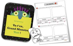 Les Adjectifs Exercices Sur Va T En Grand Monstre Vert Les Adjectif Monstre Vert Adjectifs