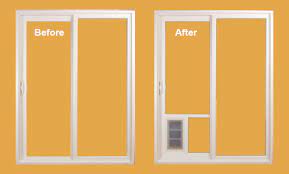 This combination will work well for pets with a shoulder height of 16 or less. Pet Patio Doors Cougar Windows Doors Mesa Az