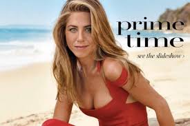 I also like autobiographies because i think it's interesting to read about people's lives. Jennifer Aniston Prime Time Vogue