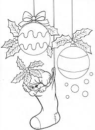 A Puppy Dog In A Christmas Stocking Coloring Page Free 57985 Puppy Coloring Pages Printable Christmas Coloring Pages Merry Christmas Coloring Pages