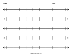 Each number line is missing three numbers. Blank Number Line Google Search Number Line Printable Number Line Math Template