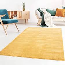 Ebay ich verkaufe einen gut erhaltenen teppich. Taracarpet Kurzflor Designer Uni Teppich Extra Weich Furs Wohnzimmer Schlafzimmer Esszimmer Oder Kinderzimmer Gala Gelb 140x200 Cm Amazon De Kuche Haushalt
