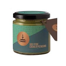 La crema al pistacchio è un dolce al cucchiaio morbido e leggero. Oro Verde Crema Di Pistacchi Fiasconaro