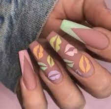 Pin By Kylar Rut On Hair Nails And Piercings Edgy Nails Long Acrylic Nails Glamour Nails