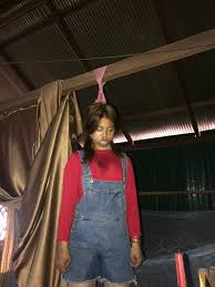 4k00.09mannequin head in a noose hanging upside down. 16 Year Old Cambodian Girl Hanged Herself This Morning