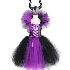 Disfraz de malefica para niña. Disfraces De Halloween Para Ninas Malefica Disfraz De Reina Del Mal Vestido Para Ninas Claxon 2 Uds Vestidos Aliexpress
