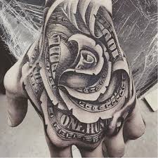 Tipping Your Tattoo Artist Hand Tattoos For Guys Rose Hand Tattoo Dollar Tattoo